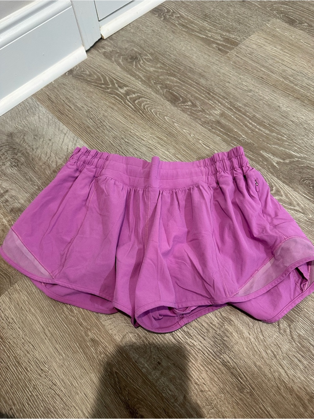 lululemon athletica Magenta Athletic Shorts